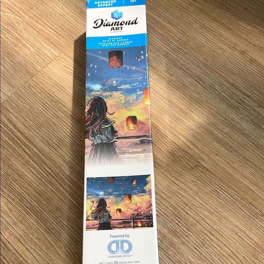 Diamond Art Kit with Lantern Sky Design